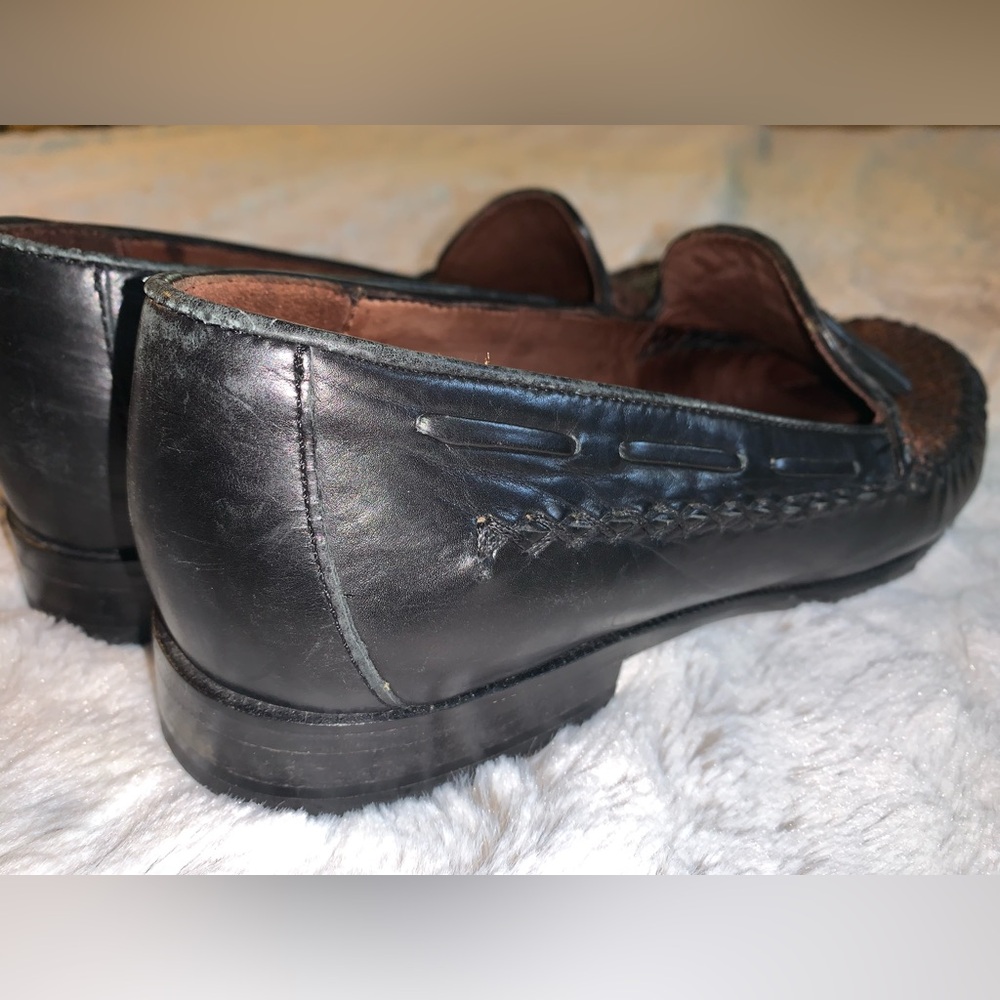 Vintage? Women’s Cole Haan Brown & Black Leather Loafers - Picture 14 of 16